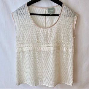 Maeve | Cream Textured Blouse (A80)